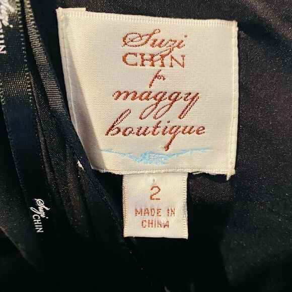 Suzi Chin for Maggie Boutique Chambray Denim Dress - Picture 6 of 7